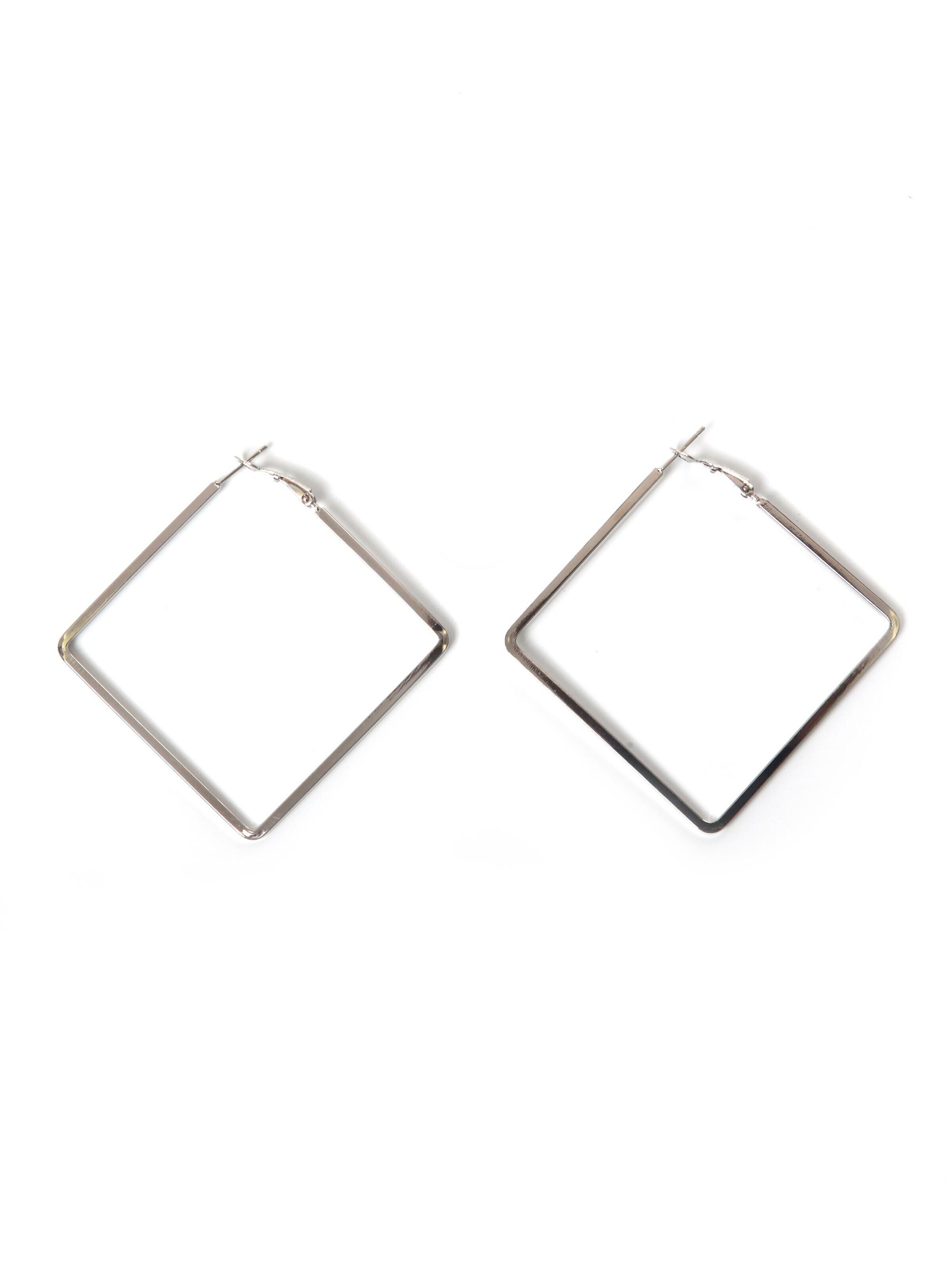 COLLEZIONE ALESSANDRO Earrings 'Qian' in Silver: front