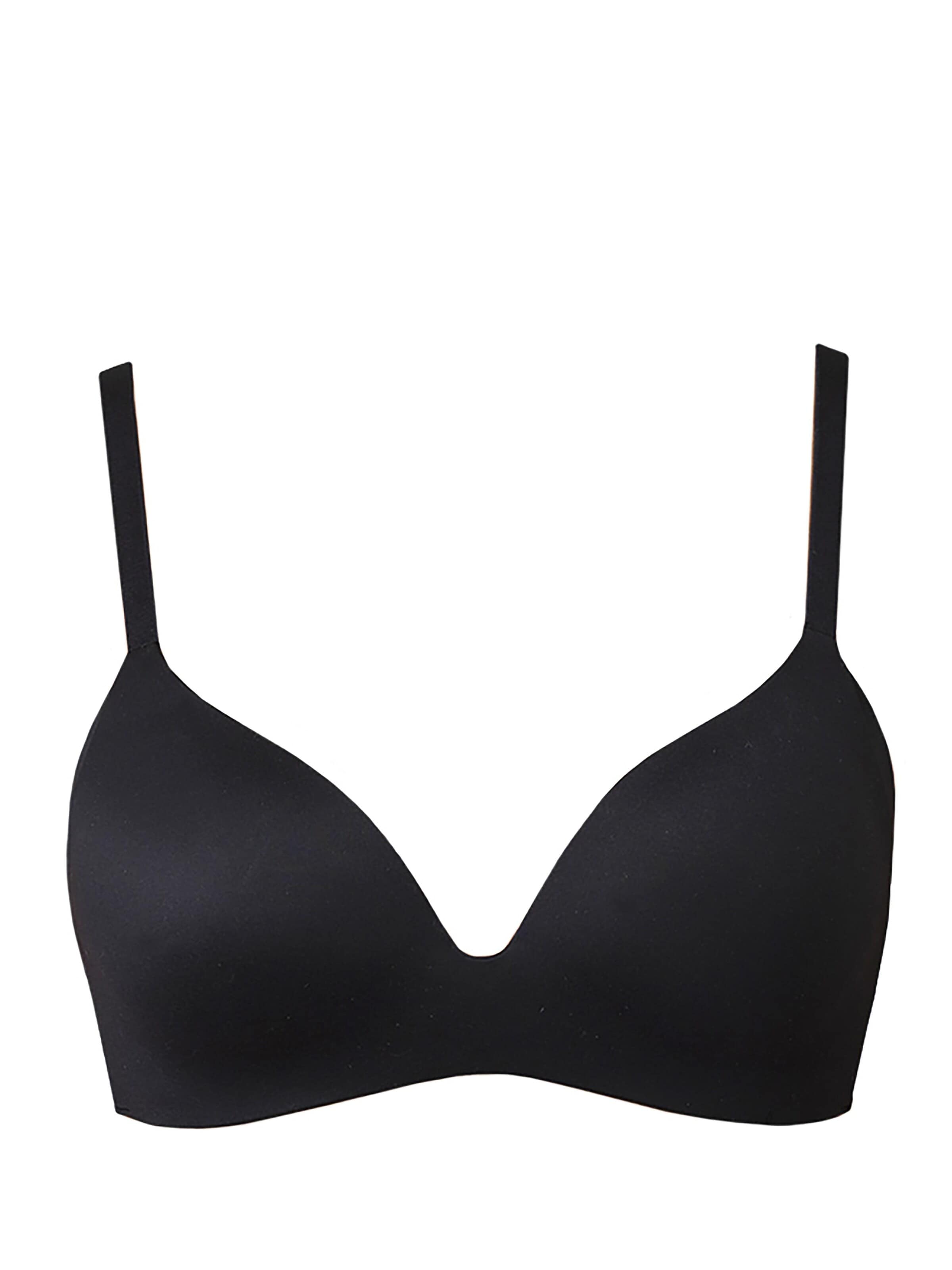 Royal Lounge Intimates T-shirt Bra 'Royal Delite' in Black: front