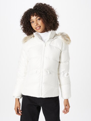 Veste d’hiver Calvin Klein en blanc : devant