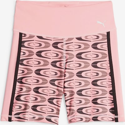 PUMA Calças de desporto em rosa pastel / preto / branco, Vista do produto