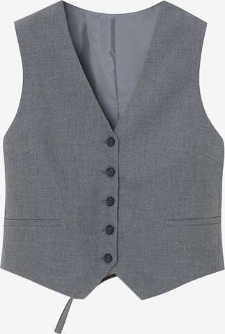 Gilet da completo di Pull&Bear in grigio: frontale