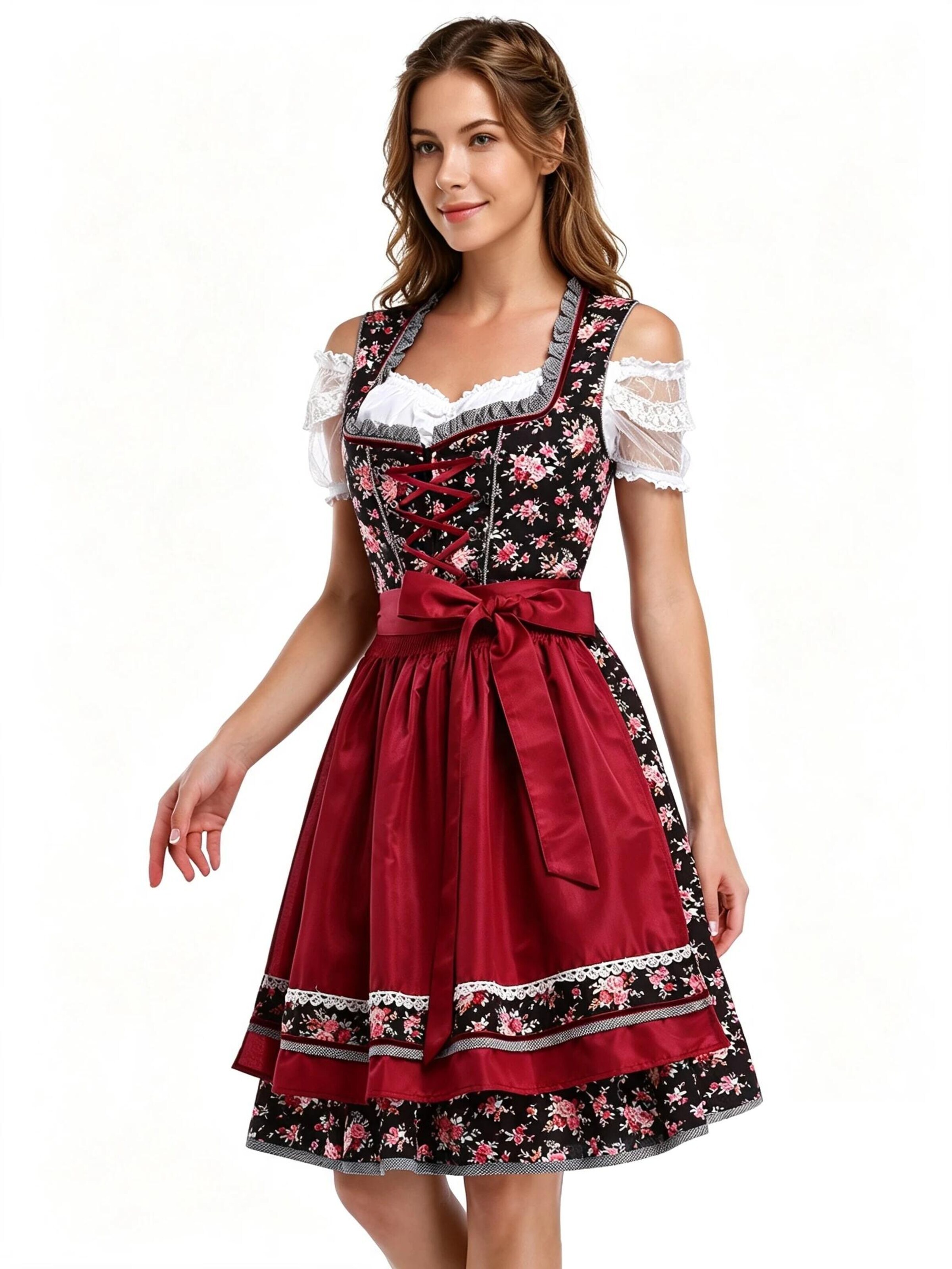 KoJooin Dirndl‌‌ in Rot