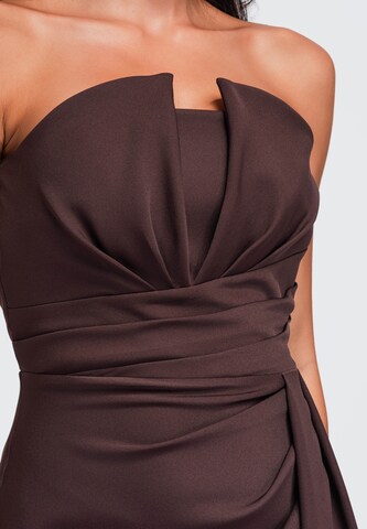 Ombre Evening dress in Brown
