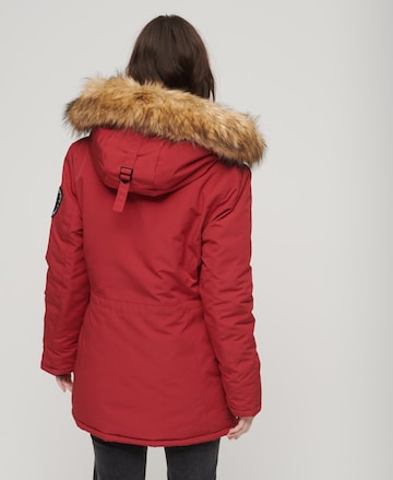 Superdry Parka 'Everest' in Rot