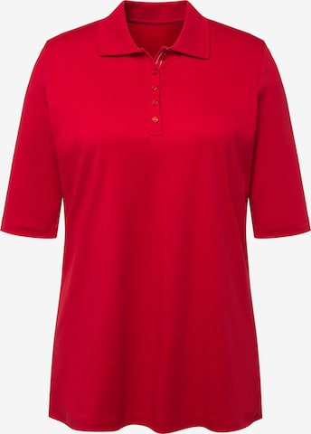 Ulla Popken Poloshirt in Rot: Vorderseite
