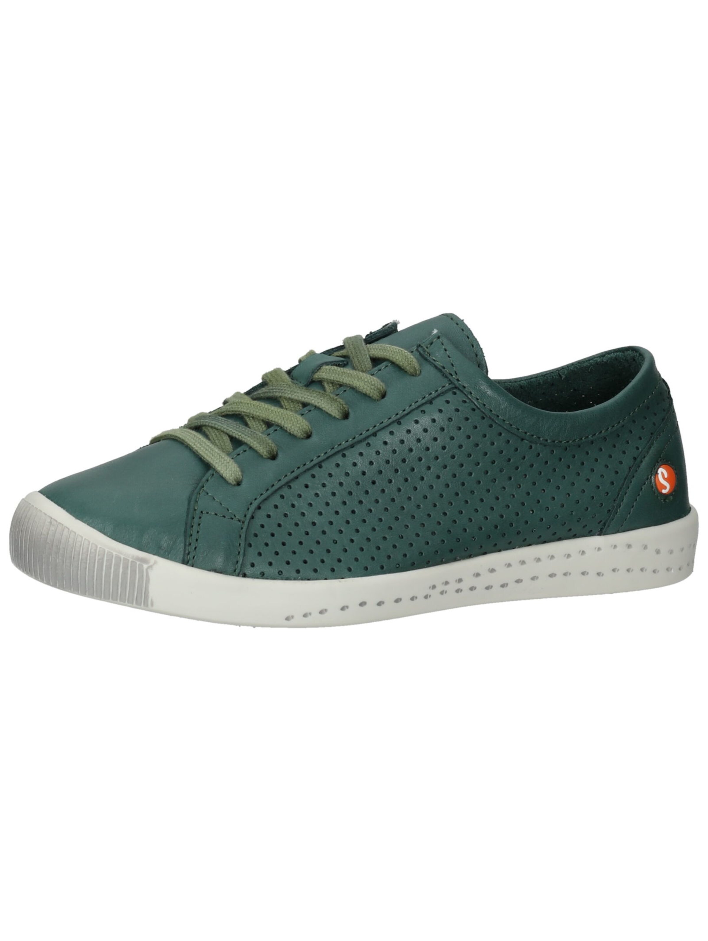 Softinos Sneakers laag in Groen: voorkant