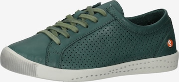 Softinos Sneakers laag in Groen: voorkant