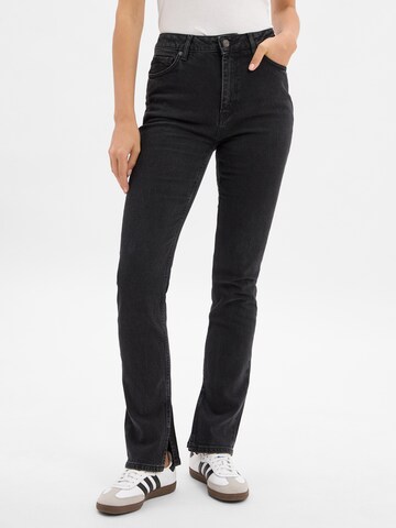 HUGO Regular Jeans ' Gitria_1 ' in Schwarz: Vorderseite