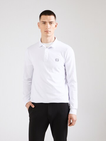T-Shirt ARMANI EXCHANGE en blanc : devant