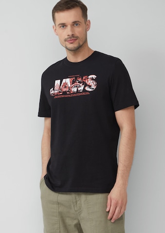 s.Oliver Shirt in Zwart: voorkant