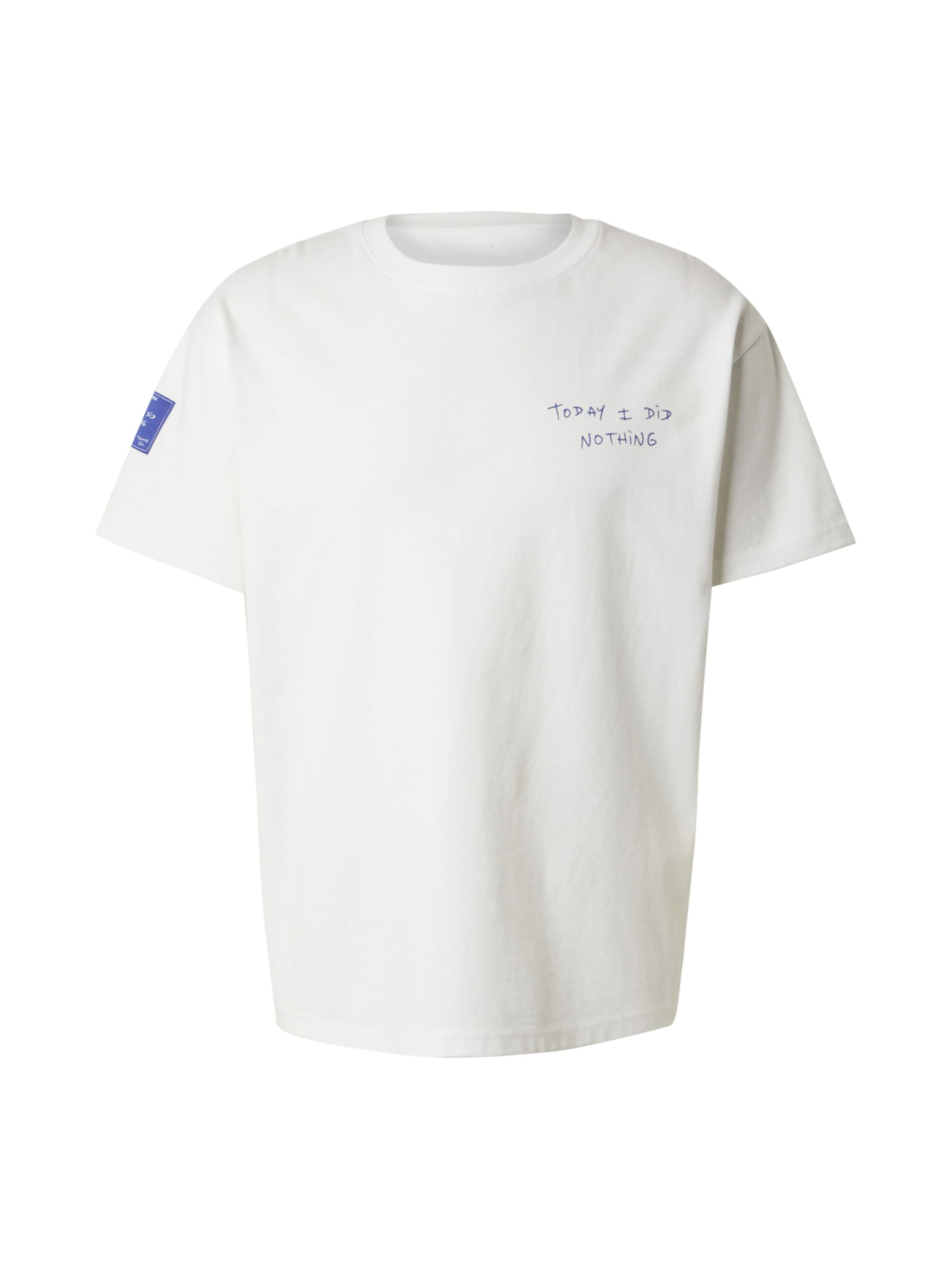 Tricou Today I did nothing pe alb, Vizualizare produs