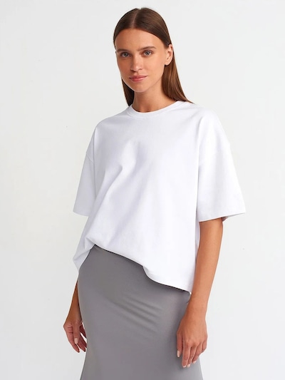 Dilvin T-shirt 'T-Shirts' en S en blanc, Vue avec produit