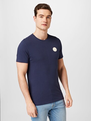 BLEND T-Shirt in Blau: predná strana