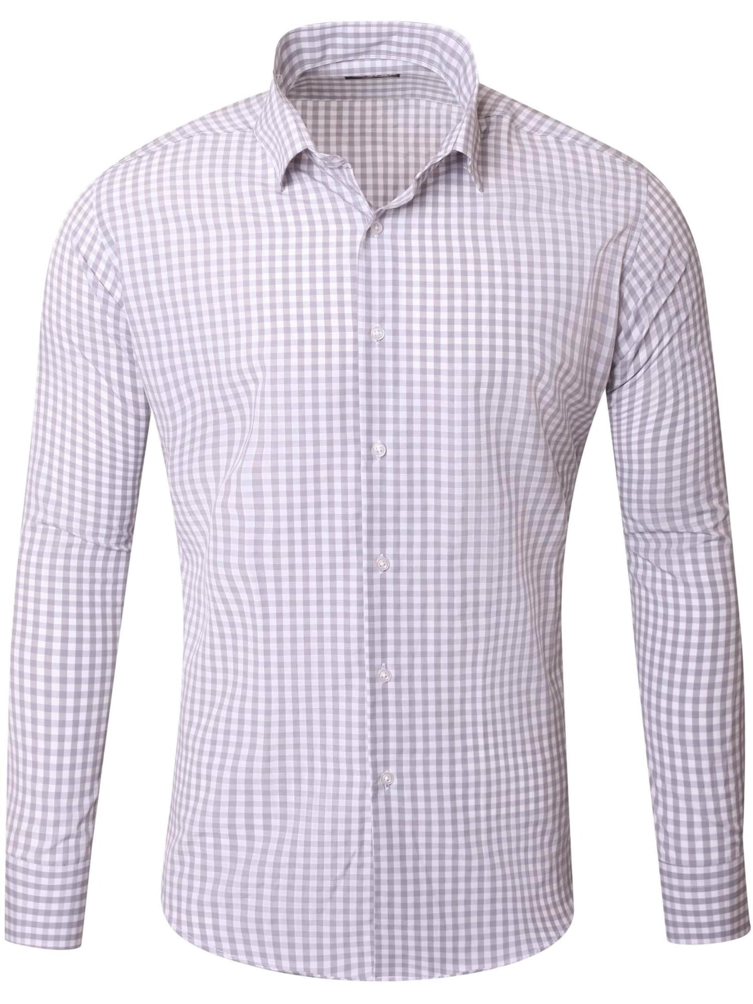 Reslad Button Up Shirt 'RS7007' in Grey: front