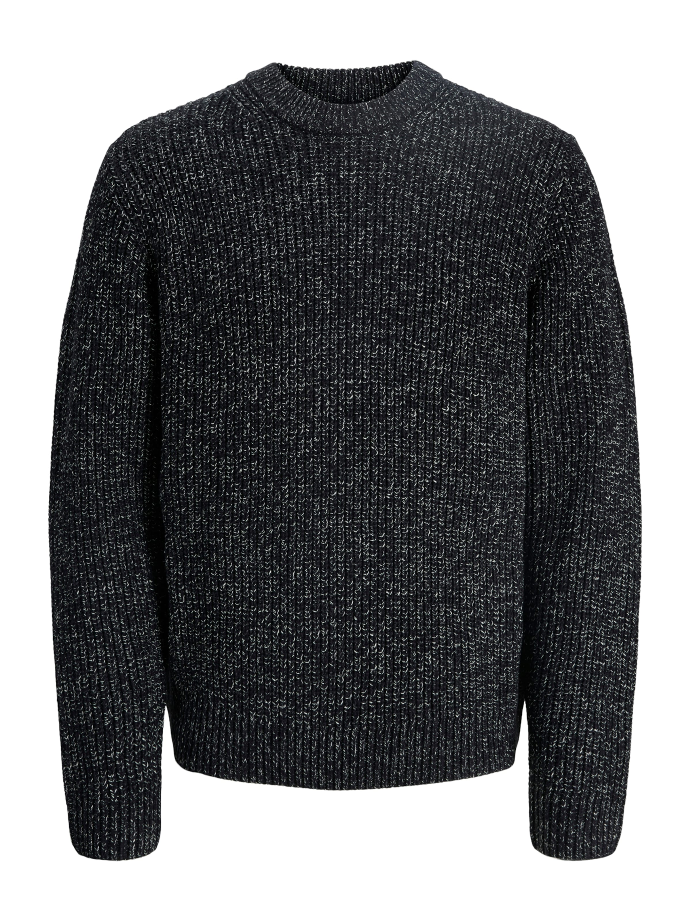 éjkék JACK & JONES Pulóver 'JORBLEECKER', Termék nézet