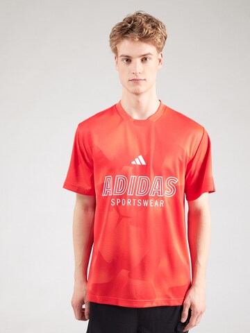 ADIDAS SPORTSWEAR Performance shirt 'TIRO' in Orange: front