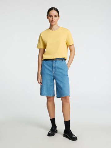 SELECTED FEMME - Camiseta 'SLFEsential' en amarillo