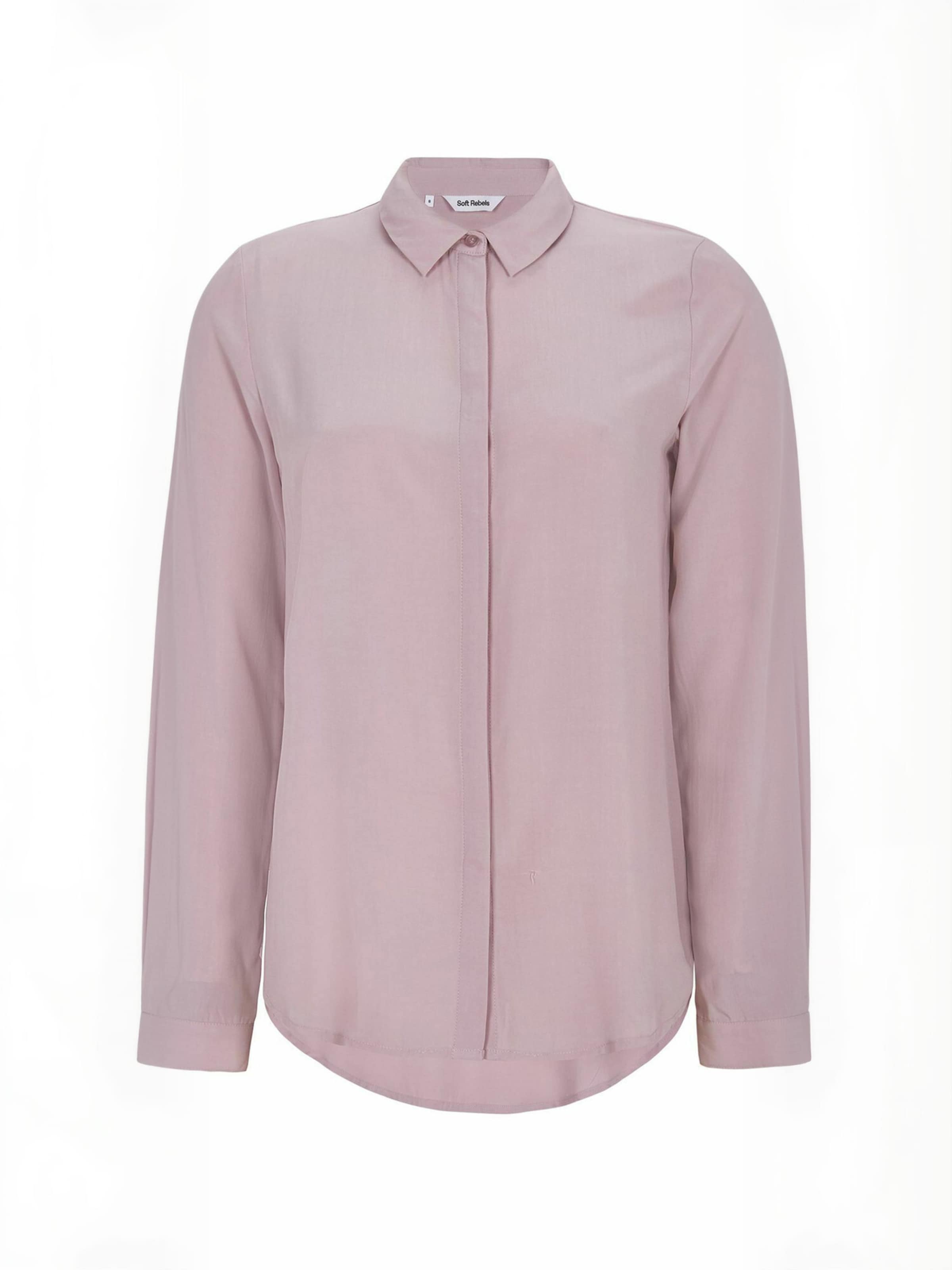 T-shirt ' Shirt ' Soft Rebels en violet : devant