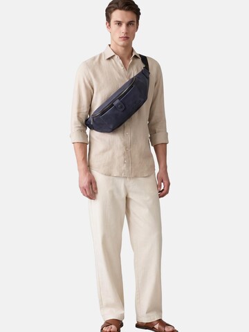 Marsupio 'Marsupio B Cavalli uomo poliestere con zip e tasche' di B. Cavalli in blu