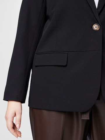 Blazer 'Sakira' KAFFE CURVE en noir