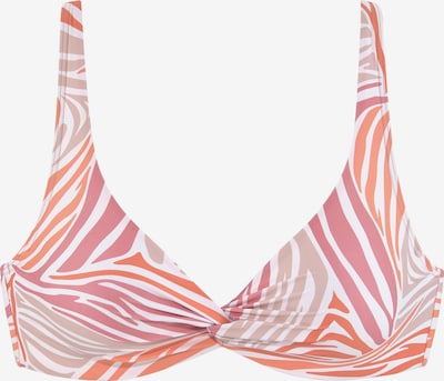 SUNSEEKER Bikini top in Purple / Orange / Pink / White, Item view