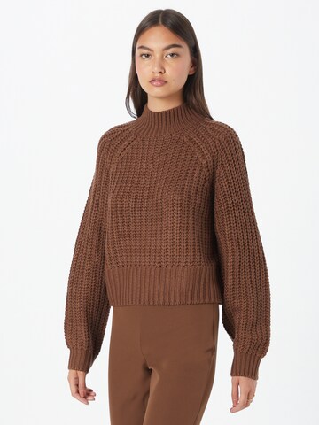 Noisy may Sweater 'Tessa' in Brown: front