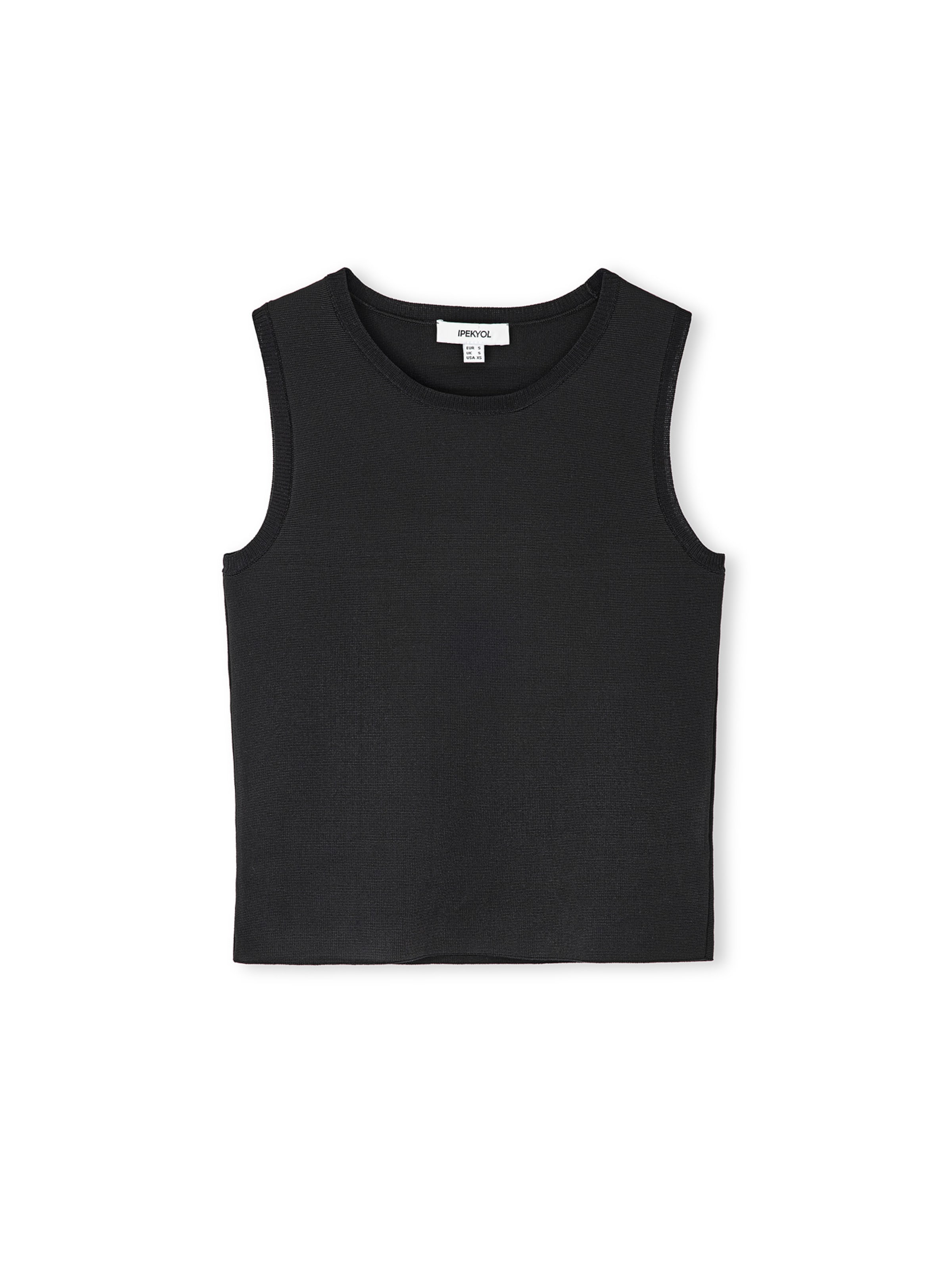 Ipekyol Top in Schwarz: Vorderseite