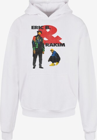 Merchcode Sweatshirt 'Eric B & Rakim - Don't Sweat The Technique' in Wit: voorkant
