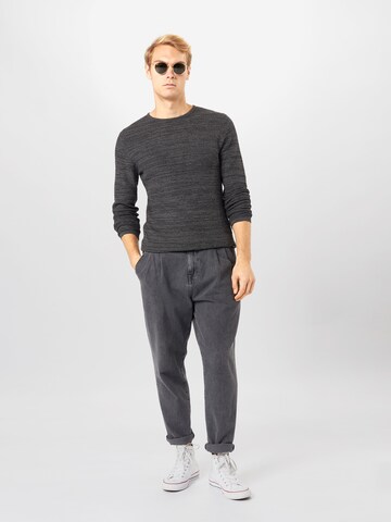 JACK & JONES Regular fit Sweater 'Theo' in Grey