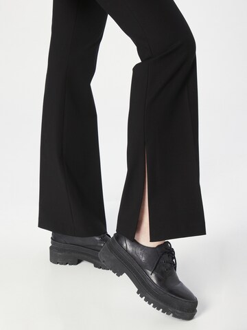 TOMMY HILFIGER Flared Trousers with creases in Black