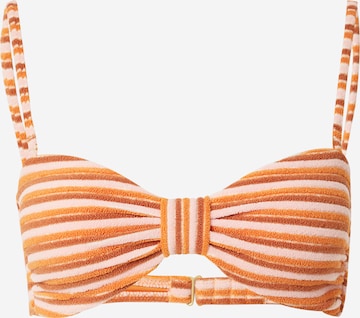 Bandeau Hauts de bikini 'TIDES TERRY BETTY' BILLABONG en orange : devant