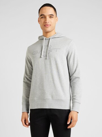 GANT Sweatshirt in Grau: Vorderseite