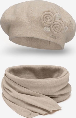 Bonnet '7037 Set' Vivisence en beige : devant