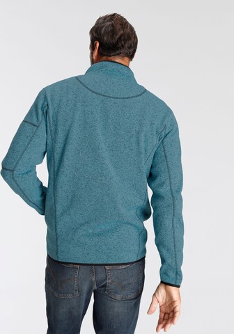 Man's World Fleece Jacket in Green