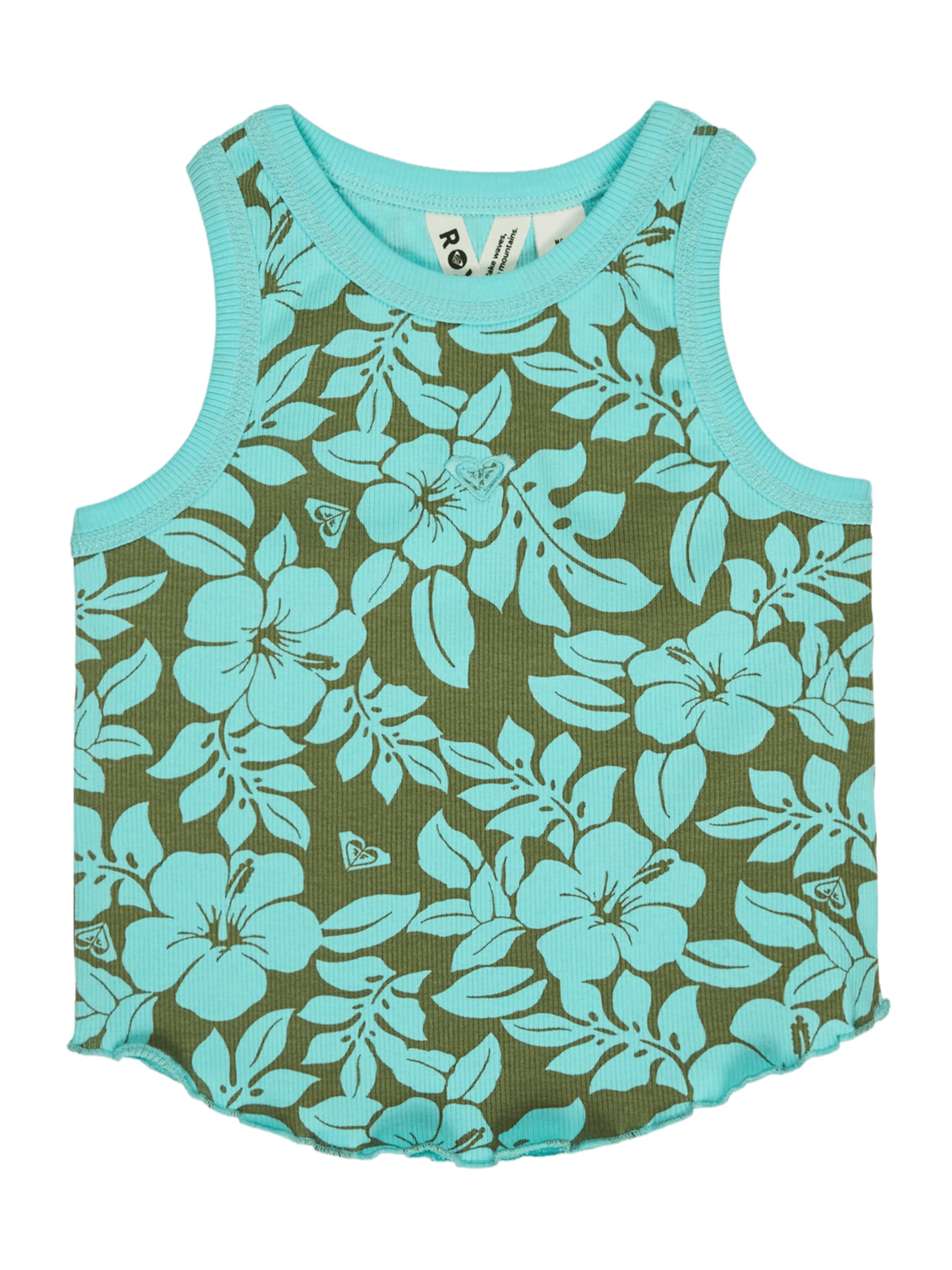 ROXY Top in Green: front
