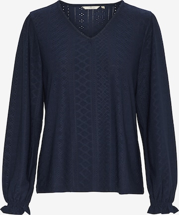 Cream Bluse 'Mianna' in Blau: Vorderseite