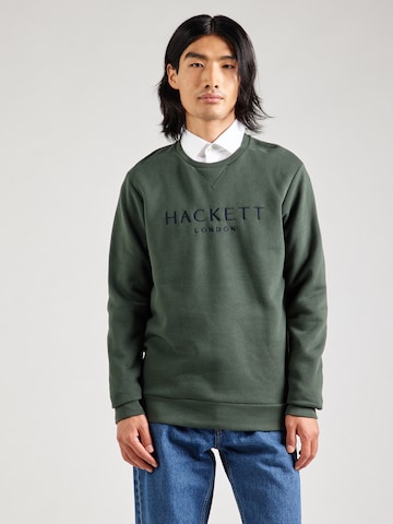 Sweat-shirt 'HERITAGE' Hackett London en vert : devant