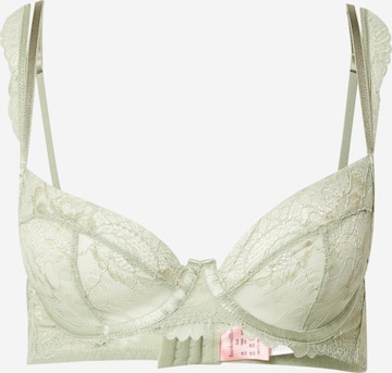 Hunkemöller - Soutien Bustier Soutien 'Meghan' em verde: frente