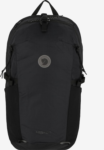 Zaino sportivo 'Abisko' di Fjällräven in nero: frontale