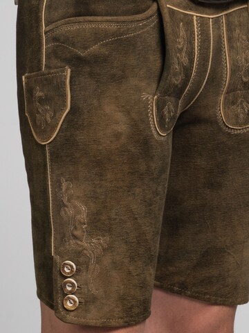 SPIETH & WENSKY Regular Traditional pants 'Rampoldi' in Brown