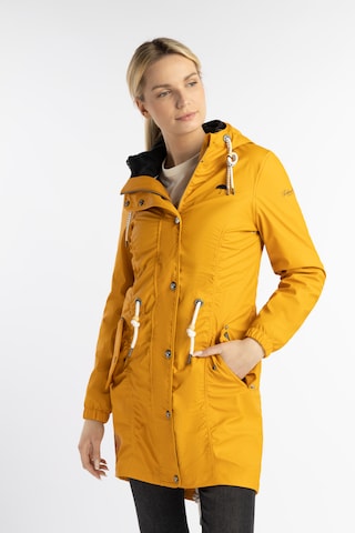 Schmuddelwedda Raincoat in Yellow: front