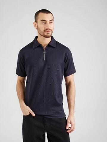 INDICODE JEANS Poloshirt 'Collo' in Blau: predná strana