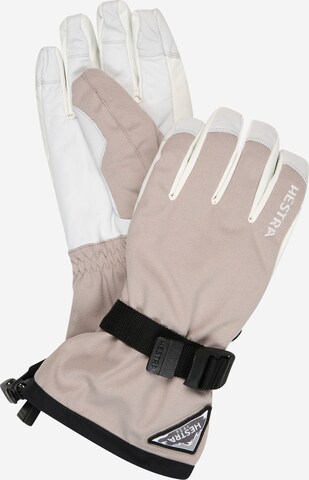 Hestra - Guantes deportivos en beige: frente