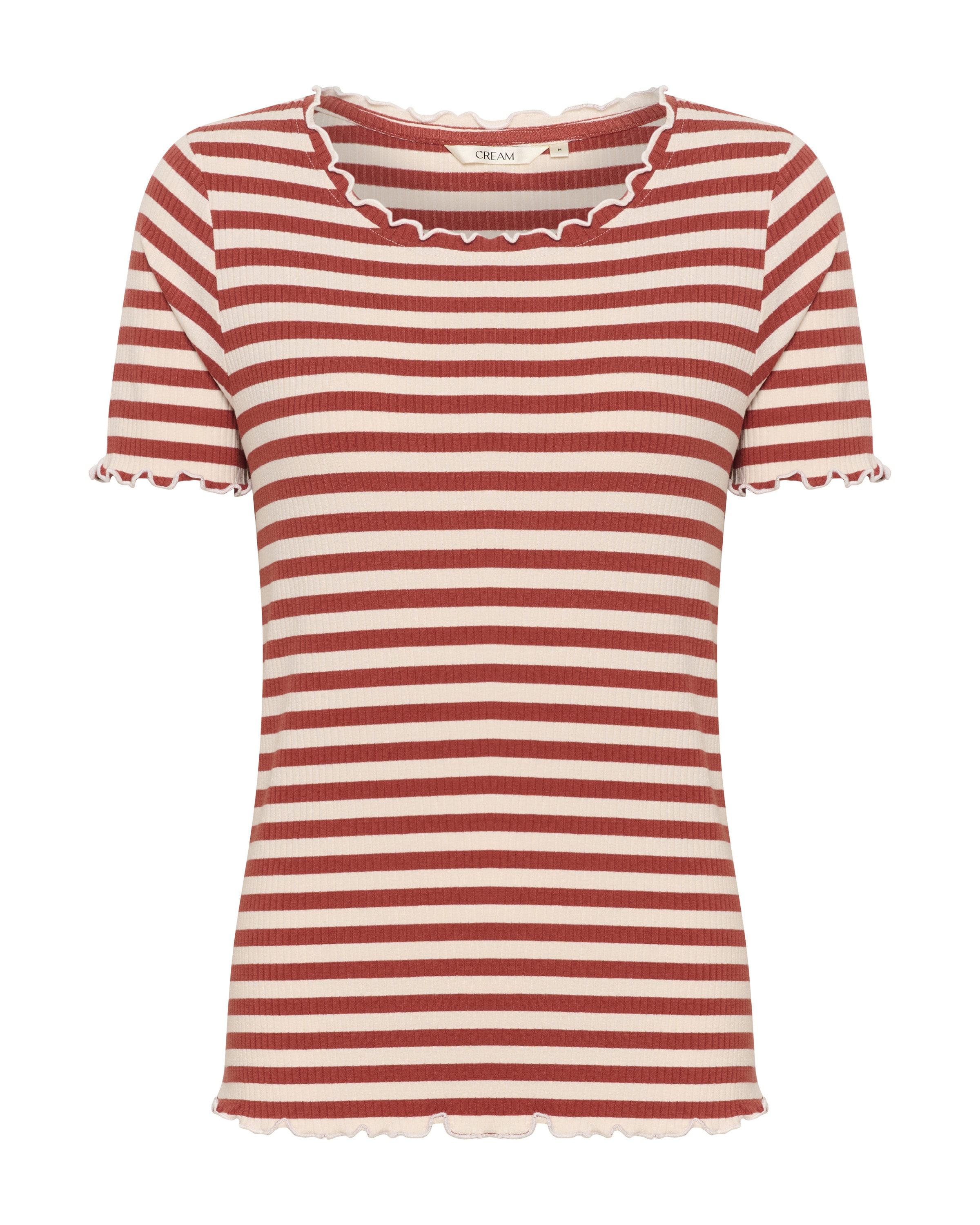 Cream Póló 'Ribba' - piros: elől