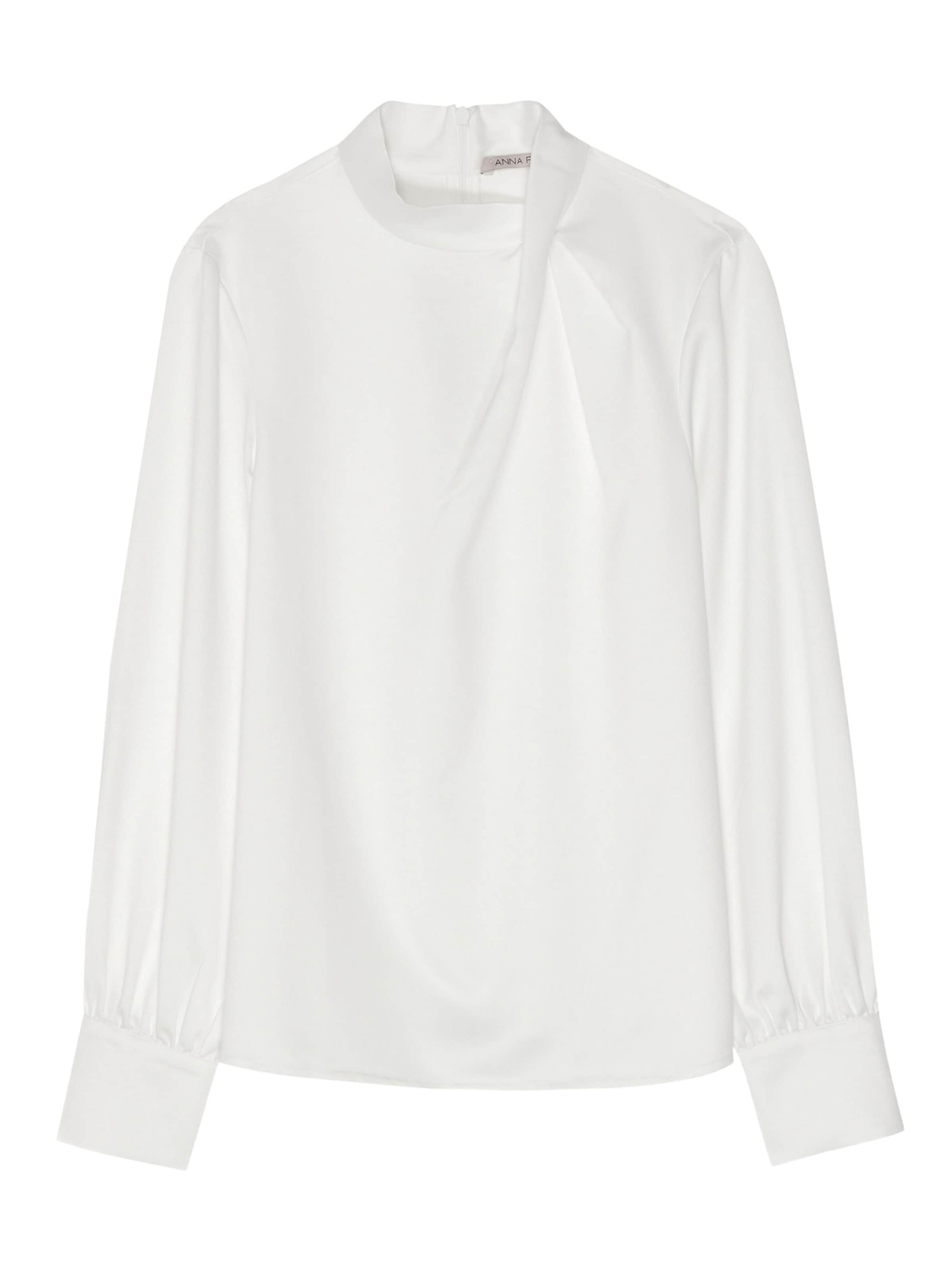 Anna Field - Blusa 'CIRC' en blanco: frente