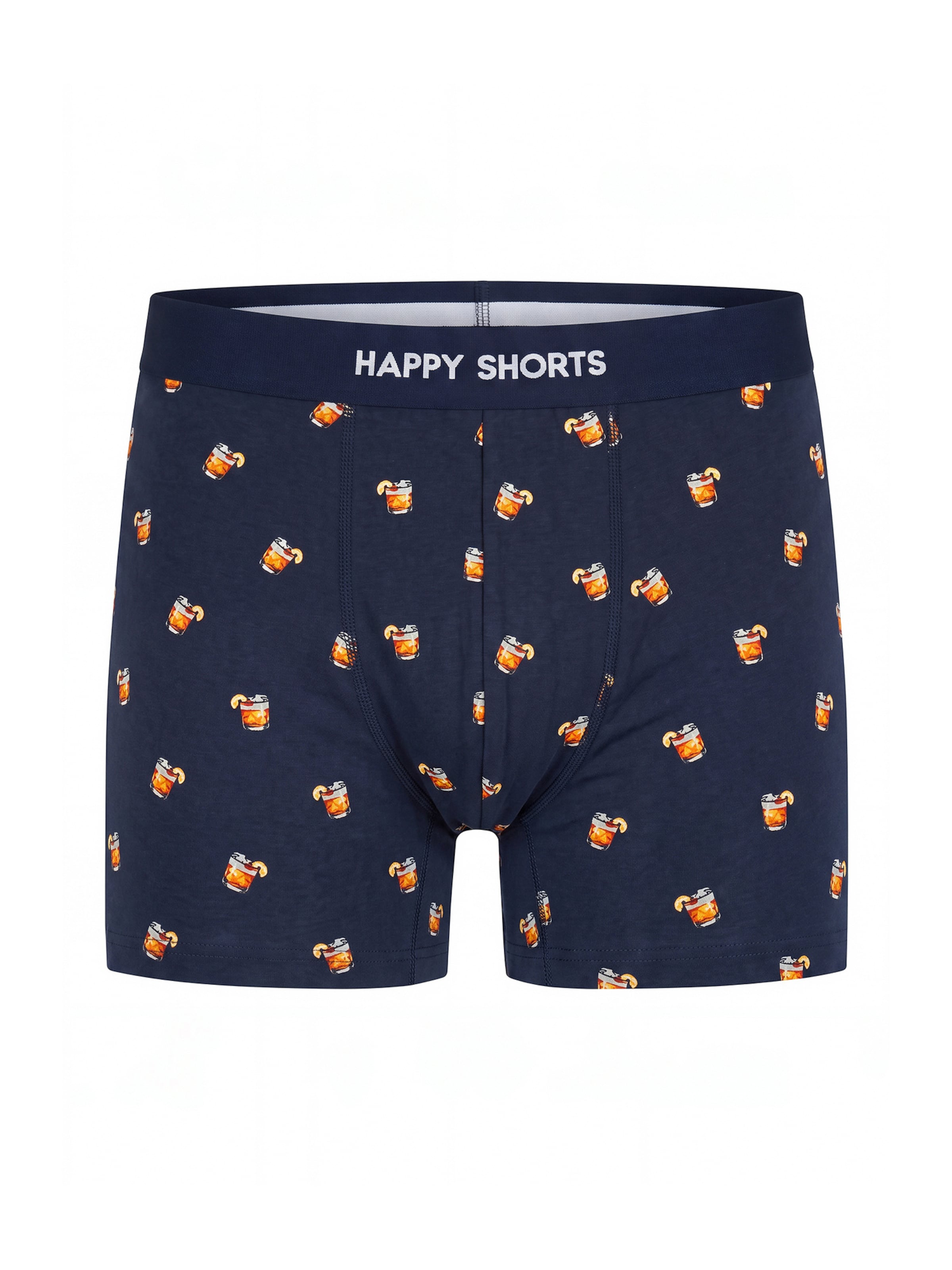 Boxers ' Jersey ' Happy Shorts en bleu
