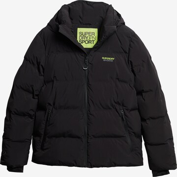 Superdry Übergangsjacke in Schwarz: predná strana