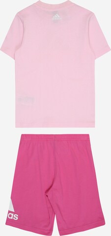 ADIDAS SPORTSWEAR Trainingsanzug 'Essentials Logo And' in Pink