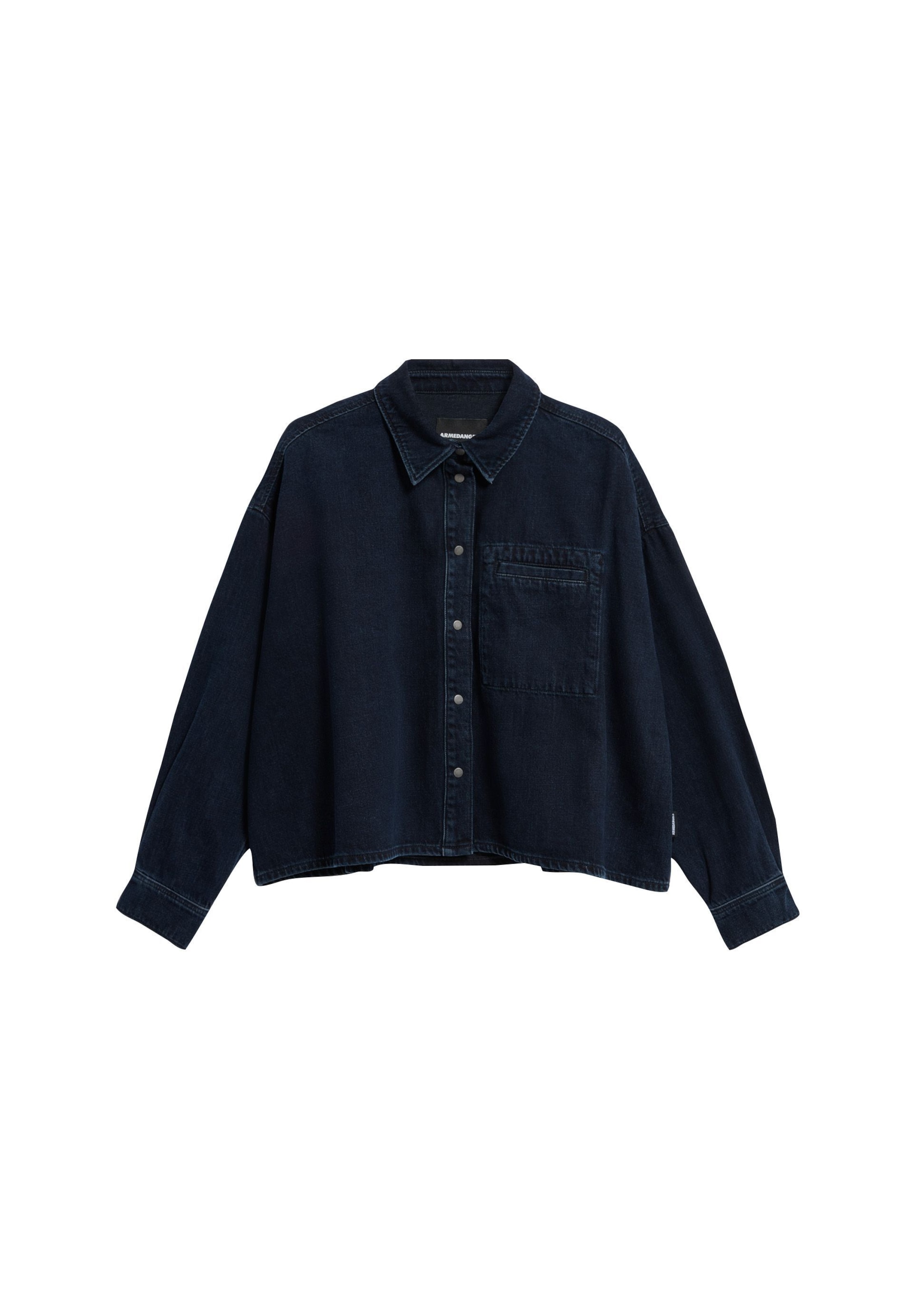 ARMEDANGELS Tussenjas in Blauw: voorkant