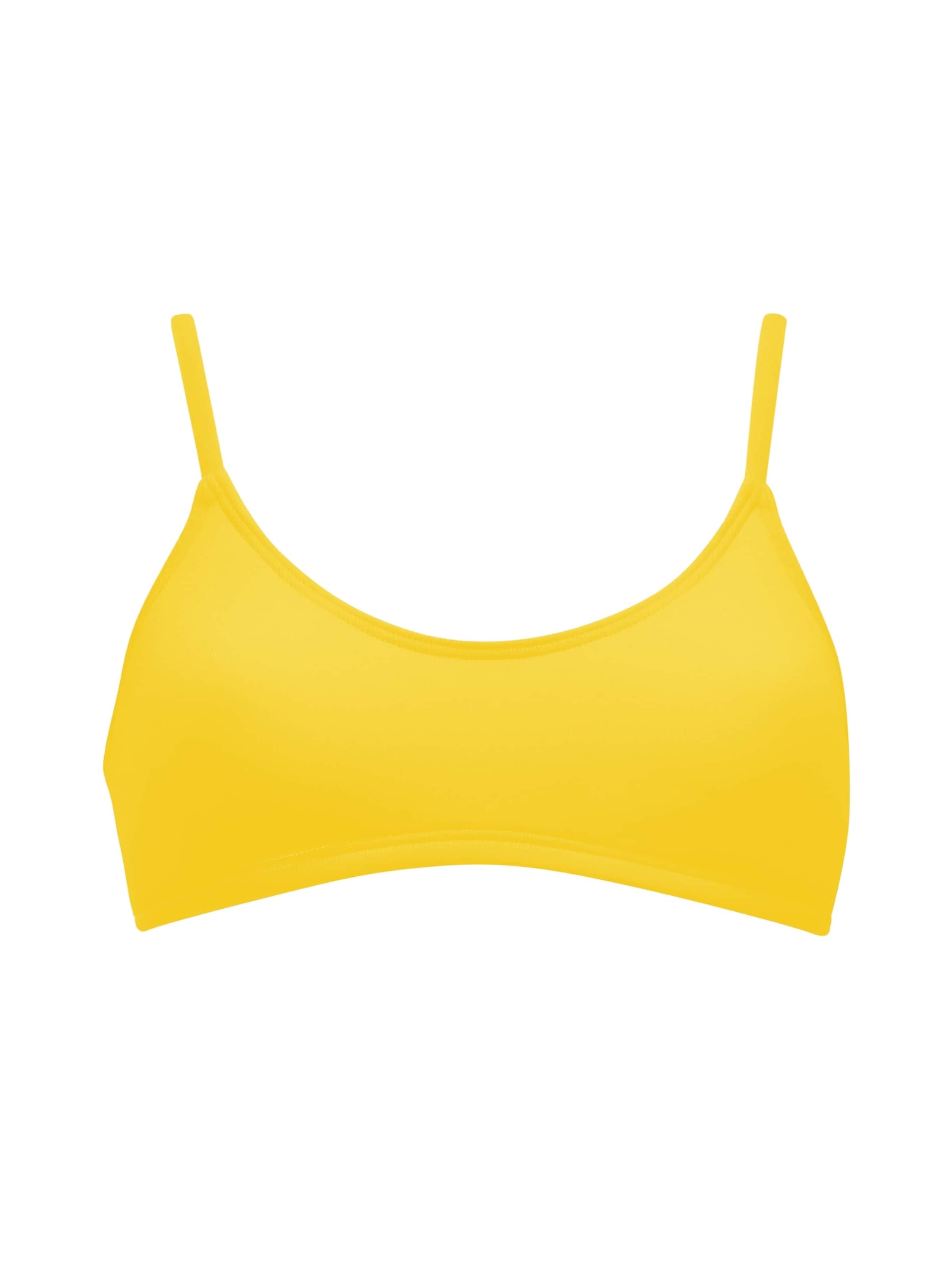 VIVID Bustier Bikinitop in Gelb: Vorderseite